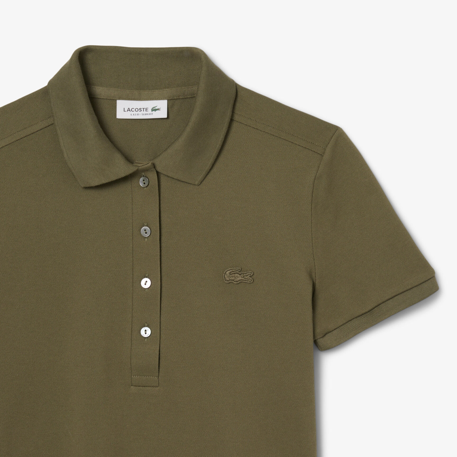 L.12.D Slim Fit Stretch Petit Pique Polo Shirt