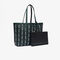 lacoste reversible all over print tote