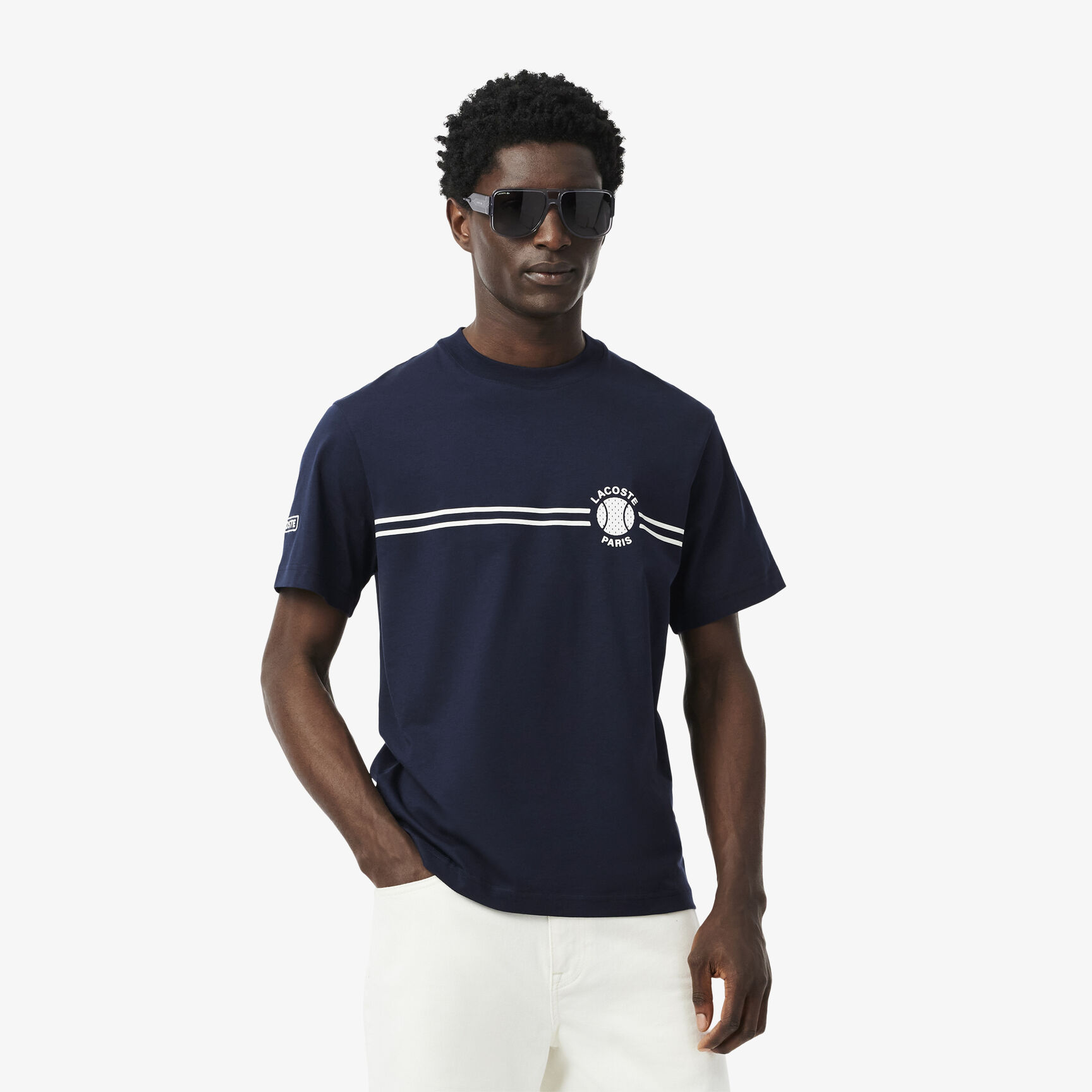 Printed Embroidered Cotton Jersey T-shirt Printed Embroidered Cotton Jersey T-shirt