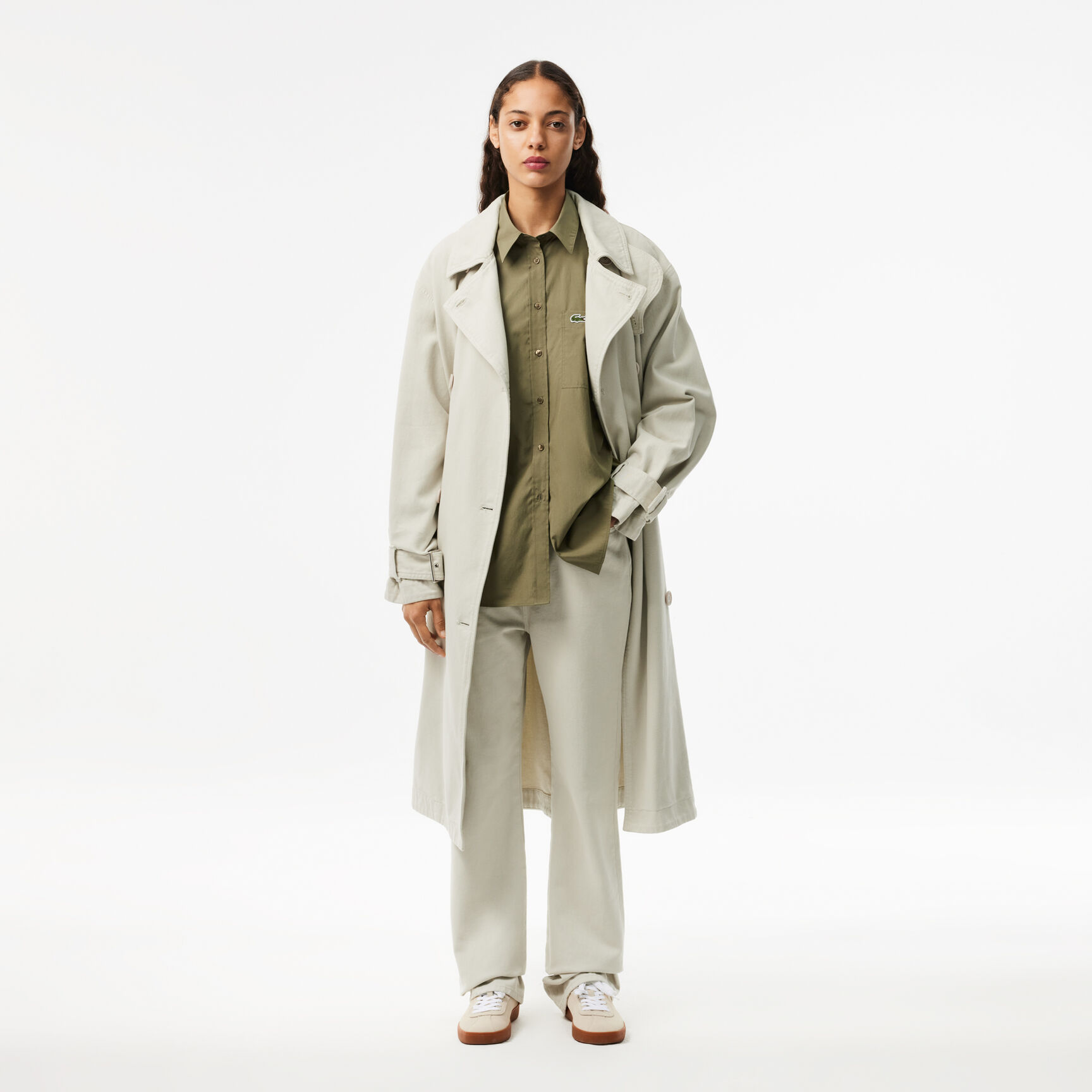 قميص بوبلين قطني مقاس كبير