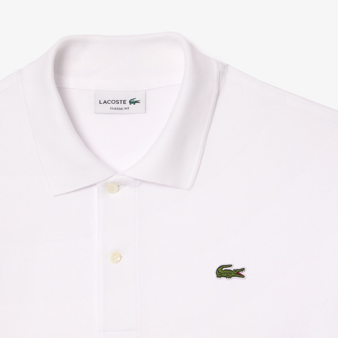 Original L.12.12 Lacoste Flocked Pique Polo Shirt Original L.12.12 Lacoste Flocked Pique Polo Shirt
