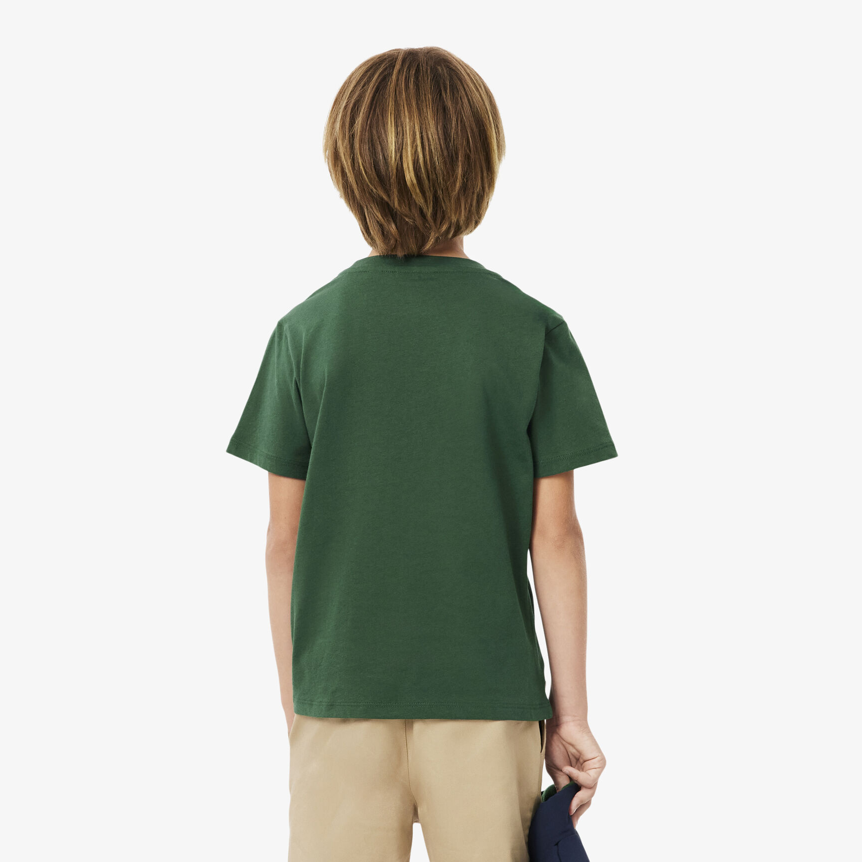 تي شيرت قطني بطبعة مونوغرام تي شيرت قطني بطبعة مونوغرام