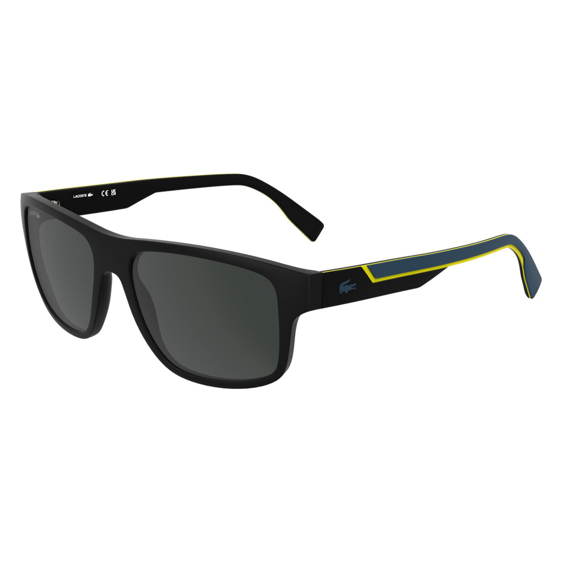 lacoste men s bio injected square sunglasses