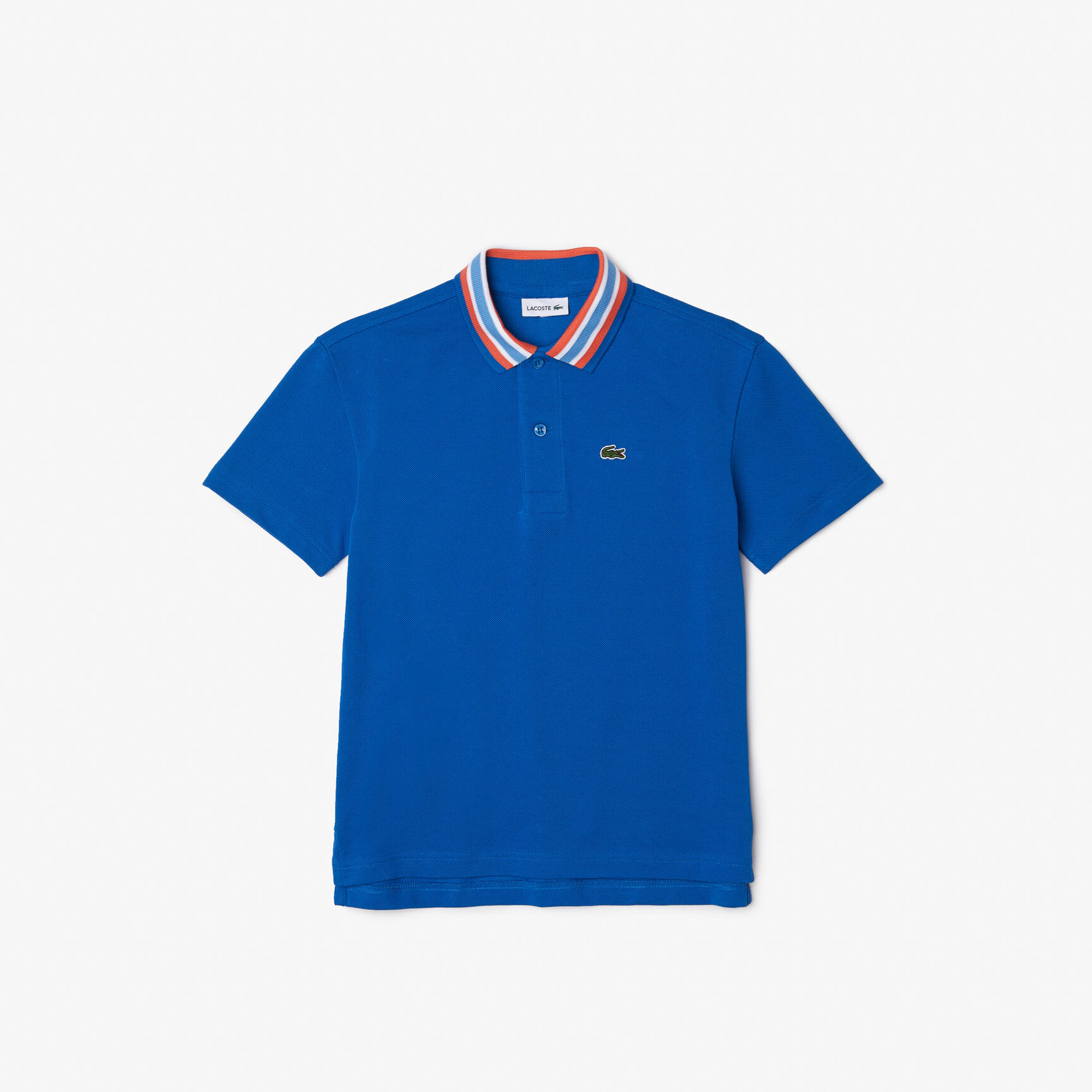 Boys’ Contrast Collar Branded Polo Shirt Boys’ Contrast Collar Branded Polo Shirt