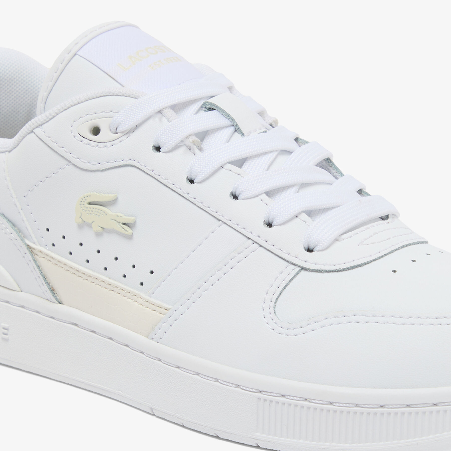 Women's T-Clip Set Leather Sneakers lacoste women s t clip set leather sneakers