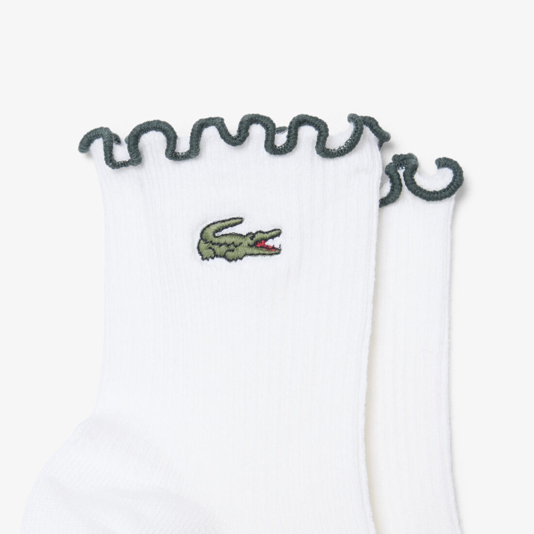 2-Pack Frilled Socks lacoste 2 pack frilled socks