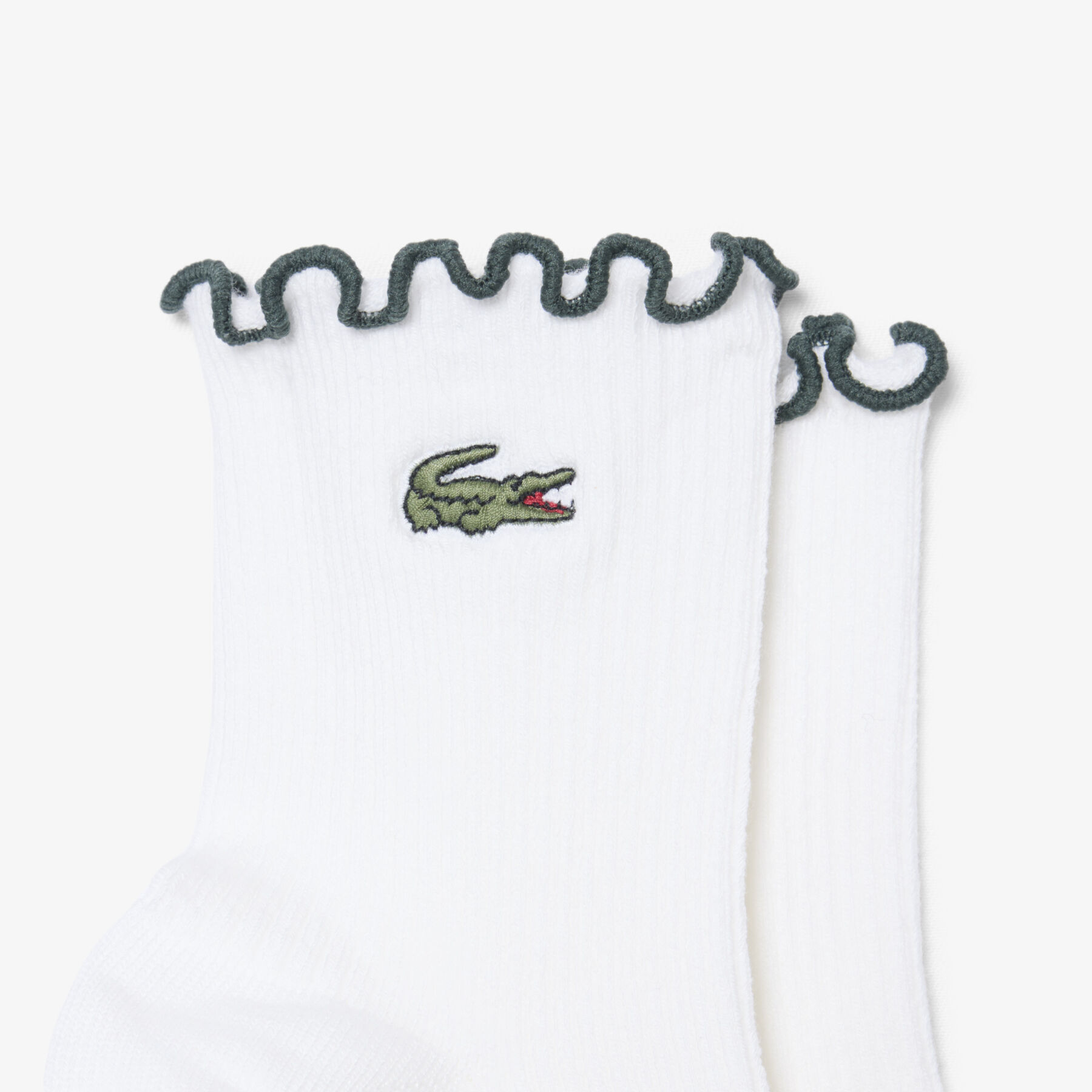2-Pack Frilled Socks lacoste 2 pack frilled socks