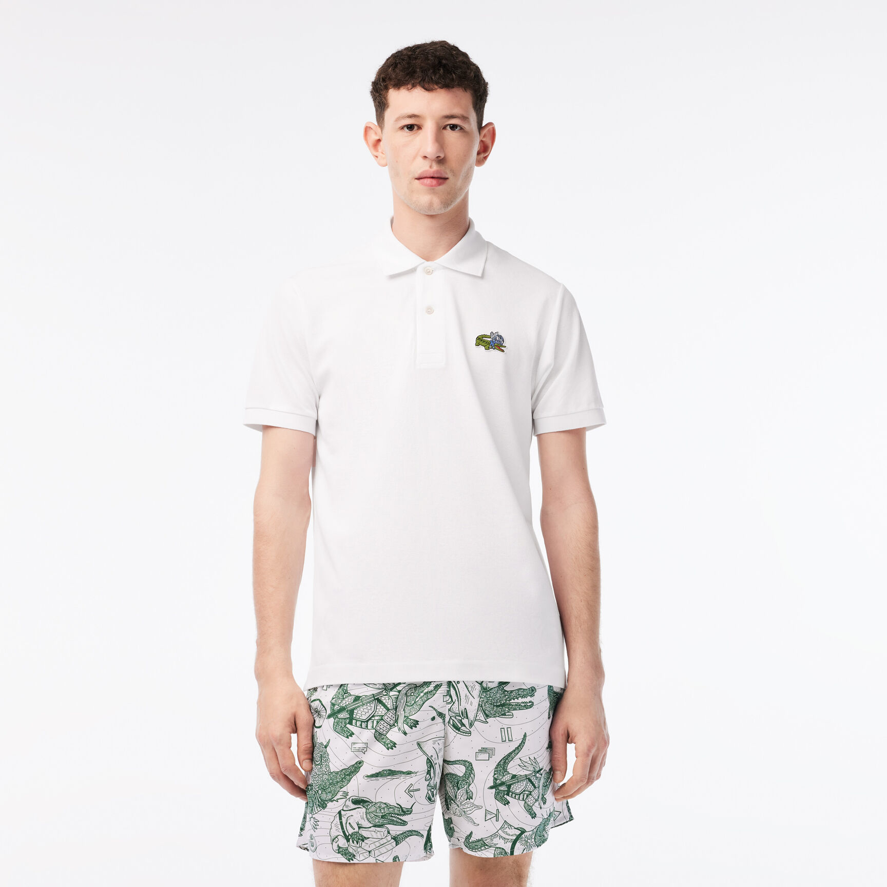 Men&rsquo;s Lacoste x Netflix Organic Cotton Polo Shirt