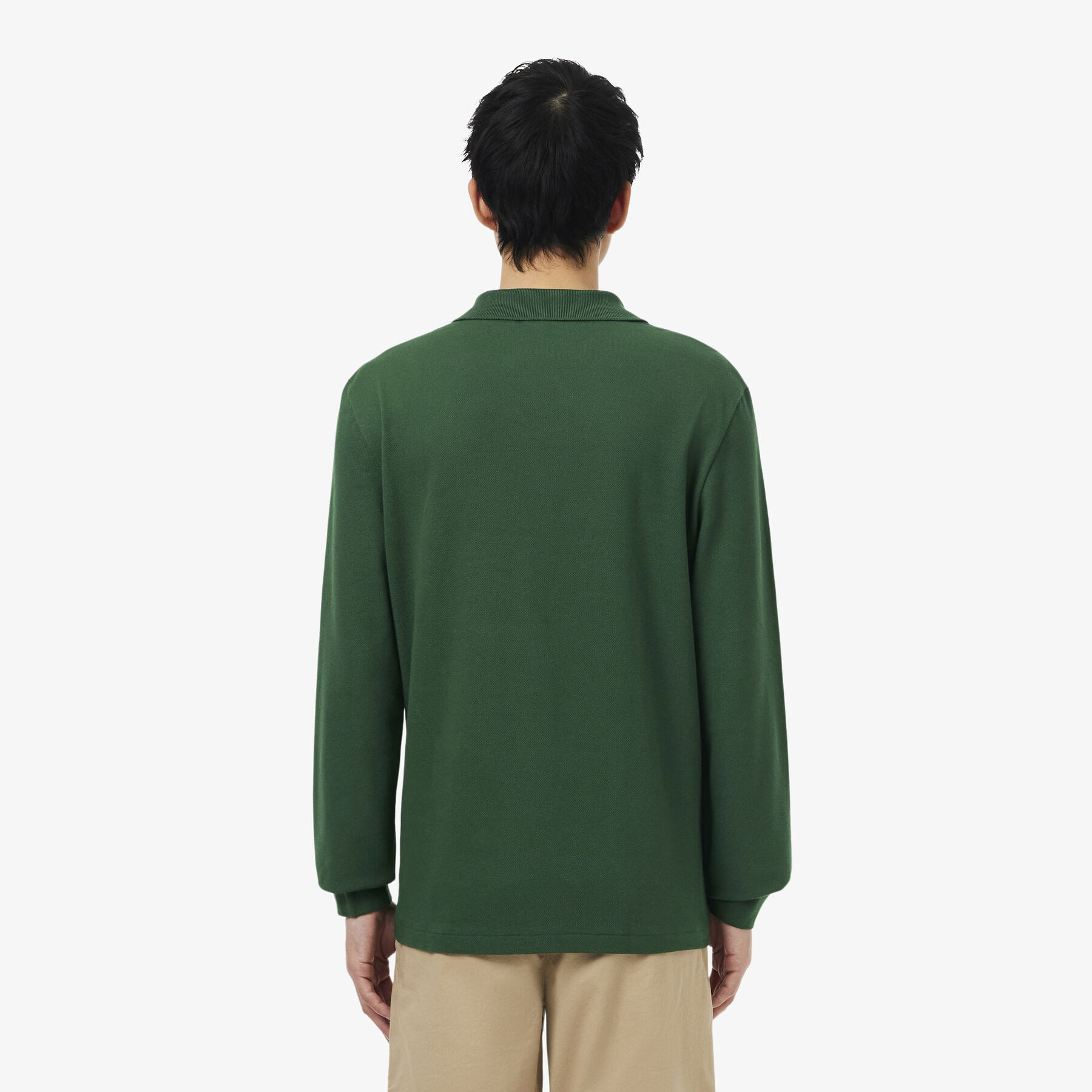 قميص بولو كلاسيكي بأكمام طويلة مقاس L.12.12