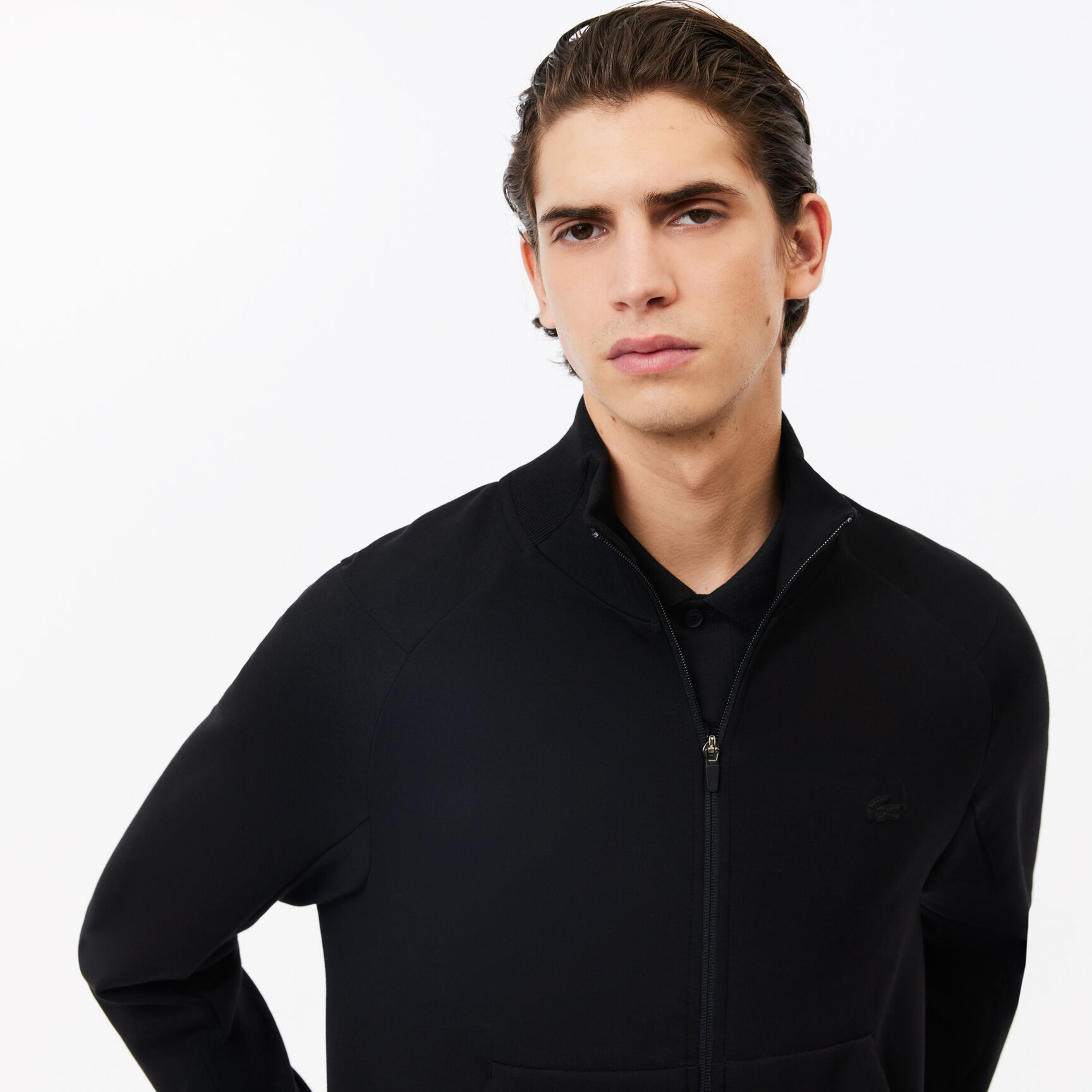 High Neck Zip-Up Sweatshirt High Neck Zip-Up Sweatshirt