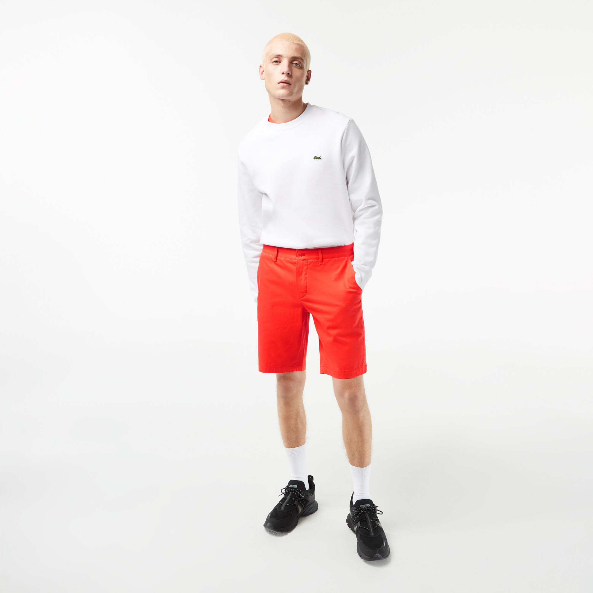 Lacoste slim fit bermuda shorts hot sale