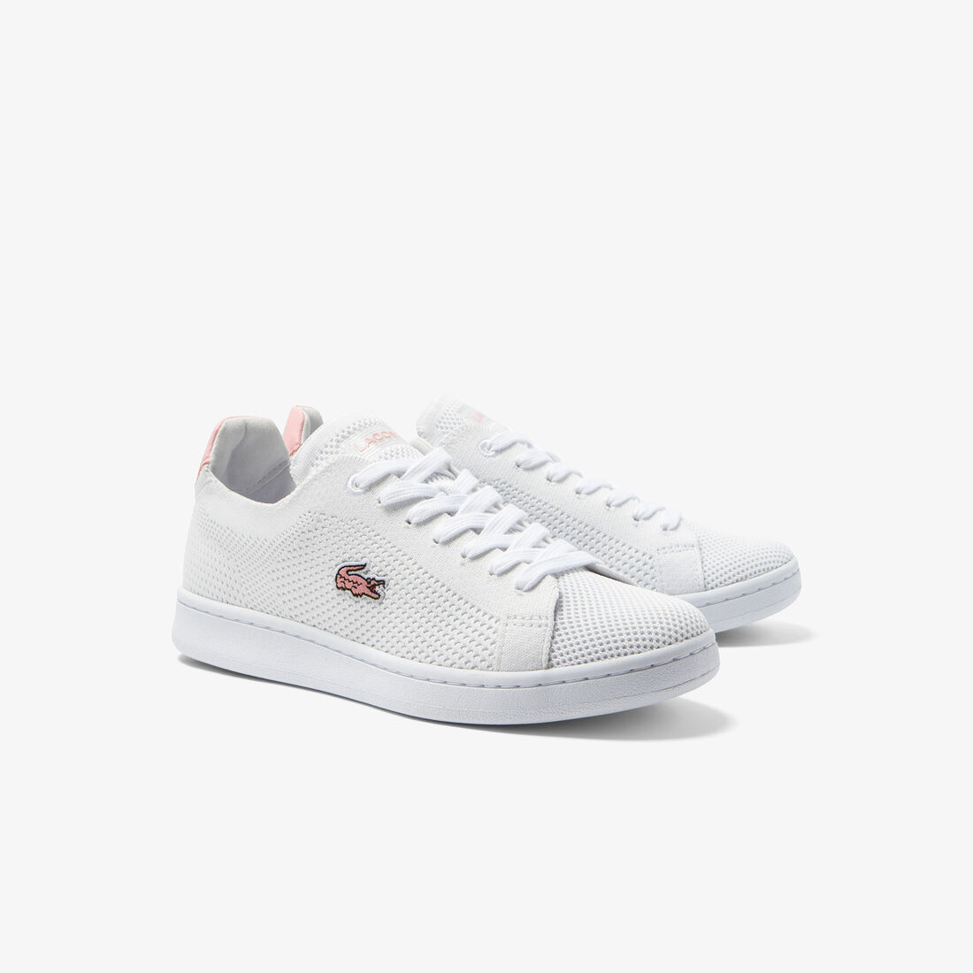 سنيكرز لاكوست كارنابي قماش بيكيه بكعب ملون للنساء سنيكرز لاكوست كارنابي قماش بيكيه بكعب ملون للنساء