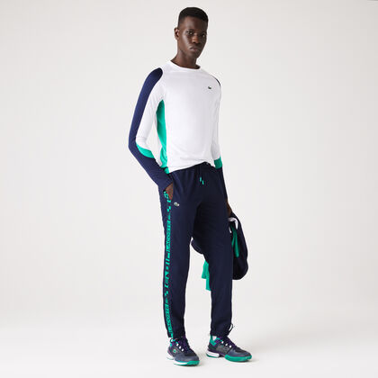 Men's Lacoste Sport Side Prints Tennis Trackpants