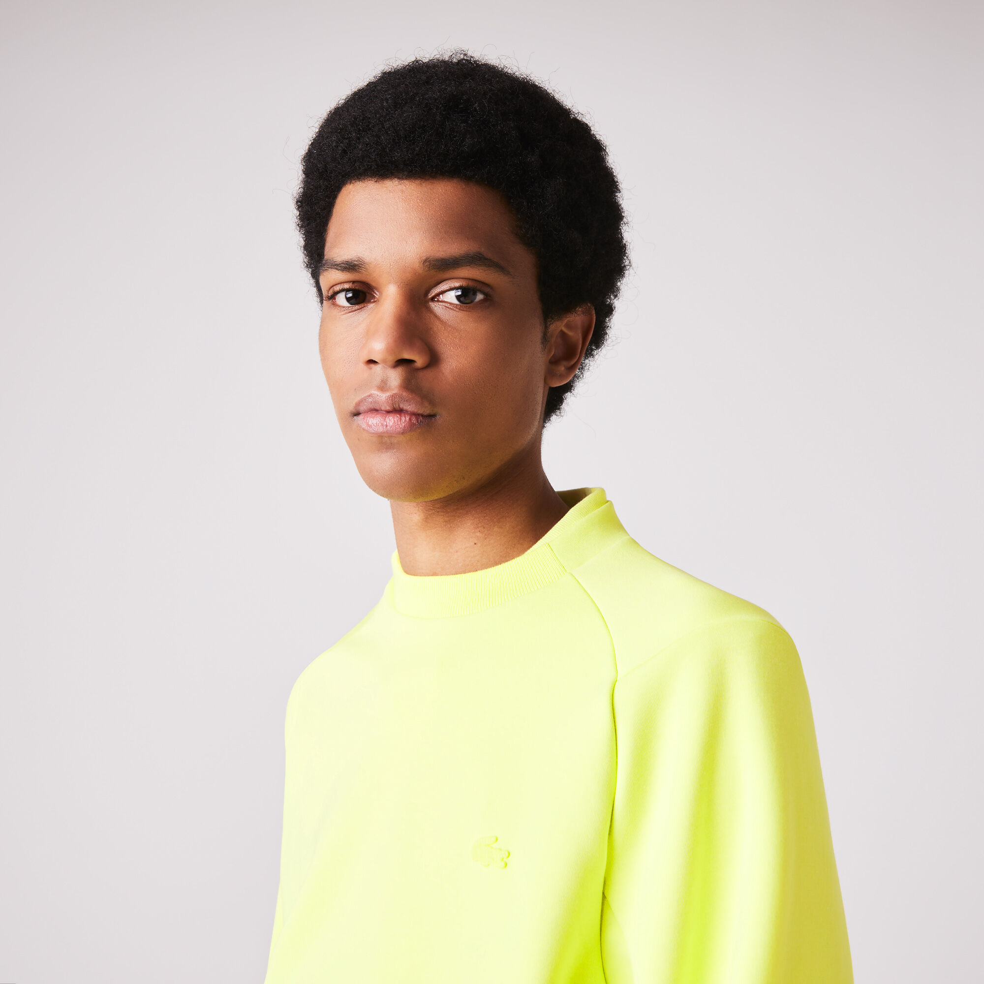 Buy Men s Crew Neck Kangaroo Pocket Cotton Blend Sweatshirt