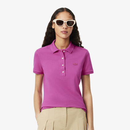 L.12.d Slim Fit Stretch Mini Pique Polo Shirt
