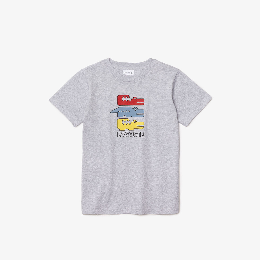 تيشيرت ولادي من القطن بطبعة التمساح برقبة دائرية