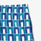 lacoste mid length robert george print swim trunks