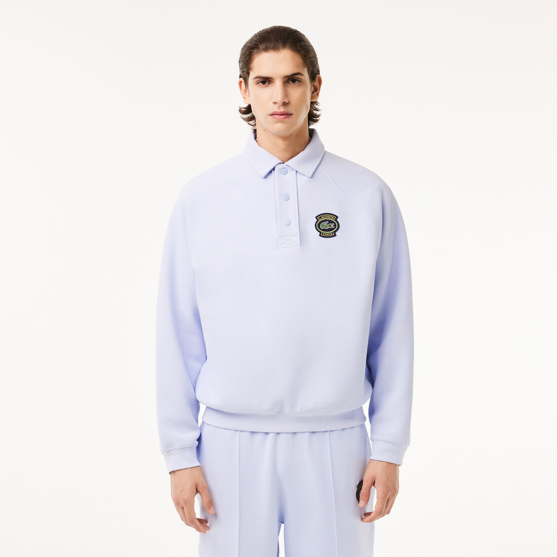 Loose Fit Pique Jogger Sweatshirt