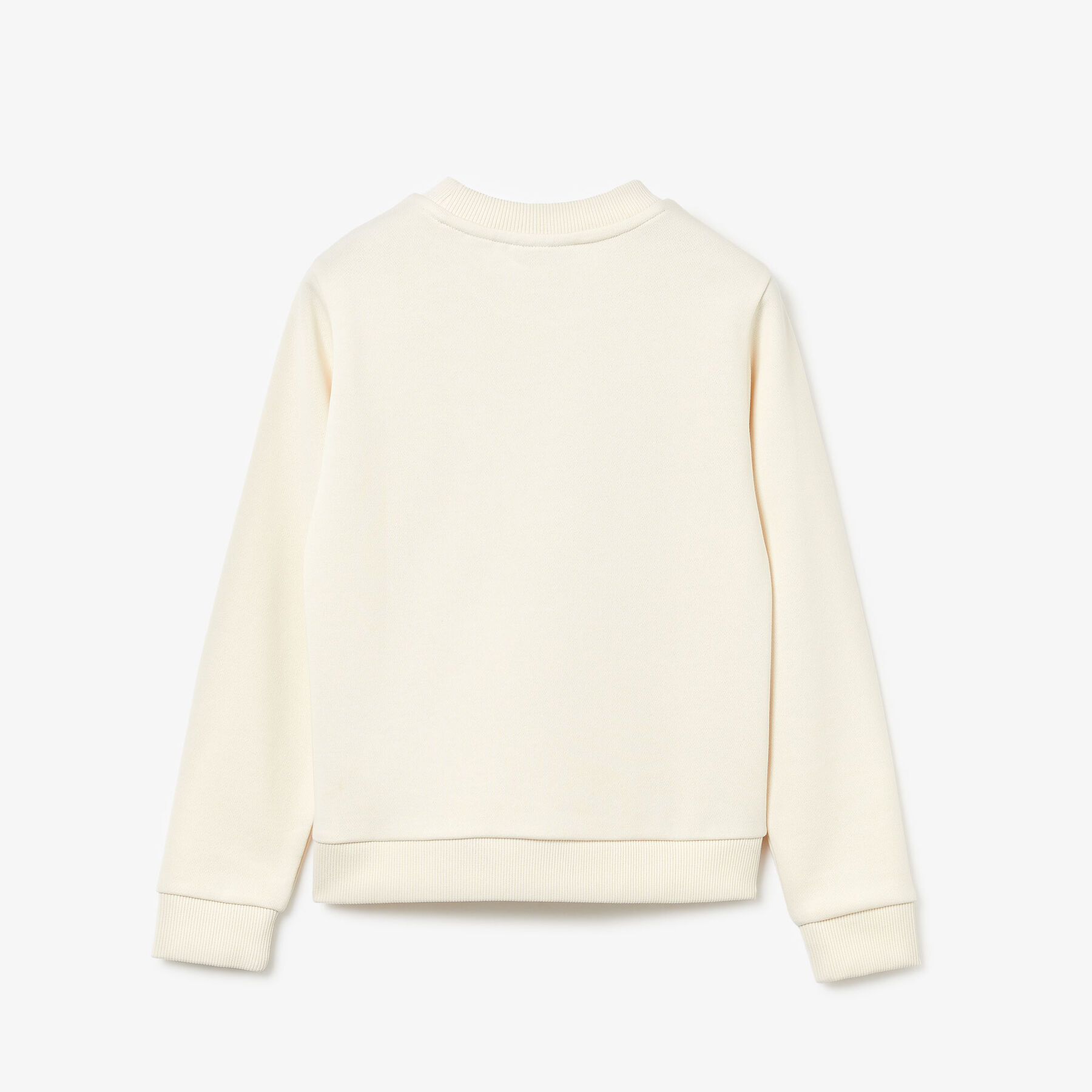 lacoste girl s crocodile print fleece sweatshirt