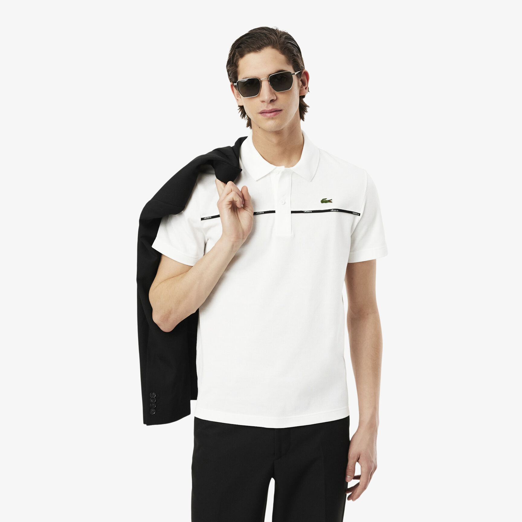 Regular Fit Logo Trim L.12.12 Polo Shirt