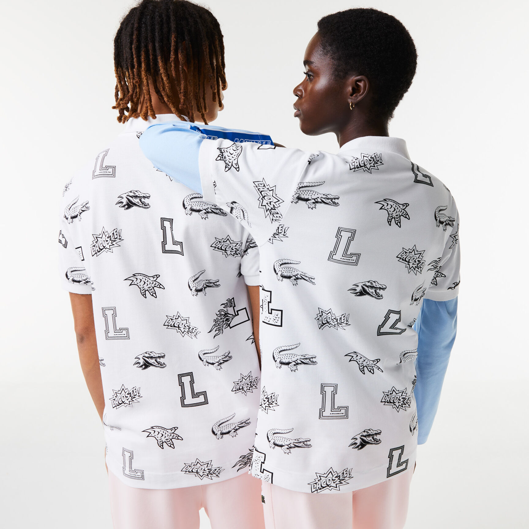 Unisex Lacoste Holiday Custom Print Polo Unisex Lacoste Holiday Custom Print Polo