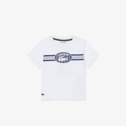 Monogram Print Cotton T-shirt