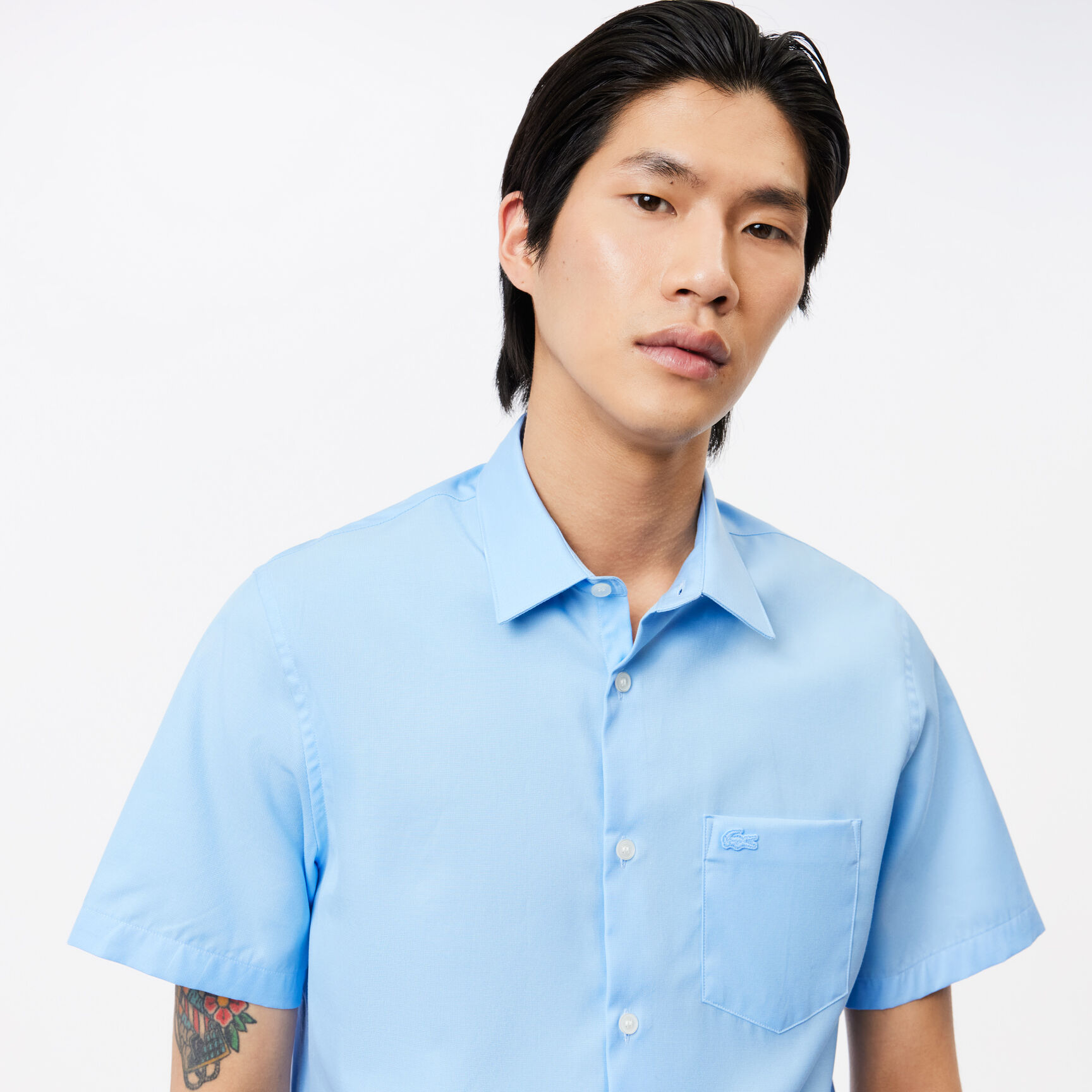 Regular Fit Short Sleeved Cotton Shirt
