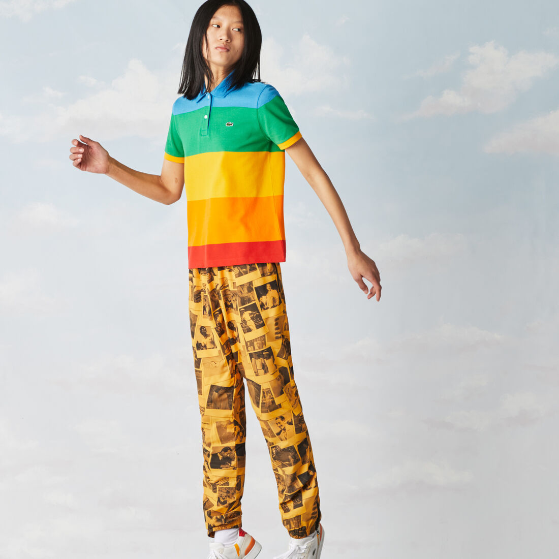 Women’s Polaroid Collaboration Color Striped Regular Fit Polo Women’s Polaroid Collaboration Color Striped Regular Fit Polo