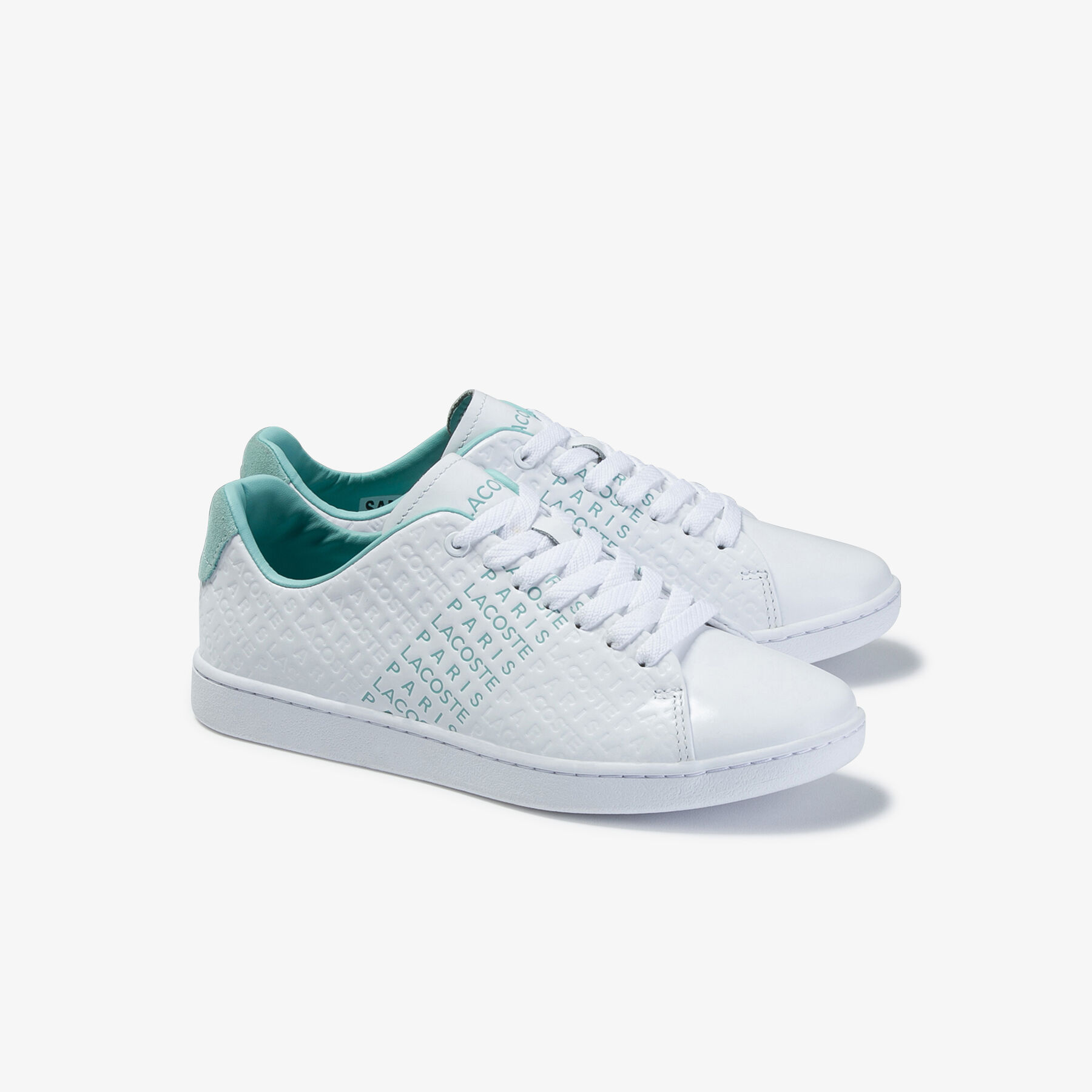 Women's Carnaby Evo Leather and Suede Sneakers lacoste women s carnaby evo leather and suede sneakers