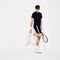 شورت من قماش خفيف مزدان بخطوط ذات ألوان متباينة من مجموعة Lacoste SPORT للرجال لاكوست شورت من قماش خفيف مزدان بخطوط ذات ألوان متباينة من مجموعة lacoste sport للرجال