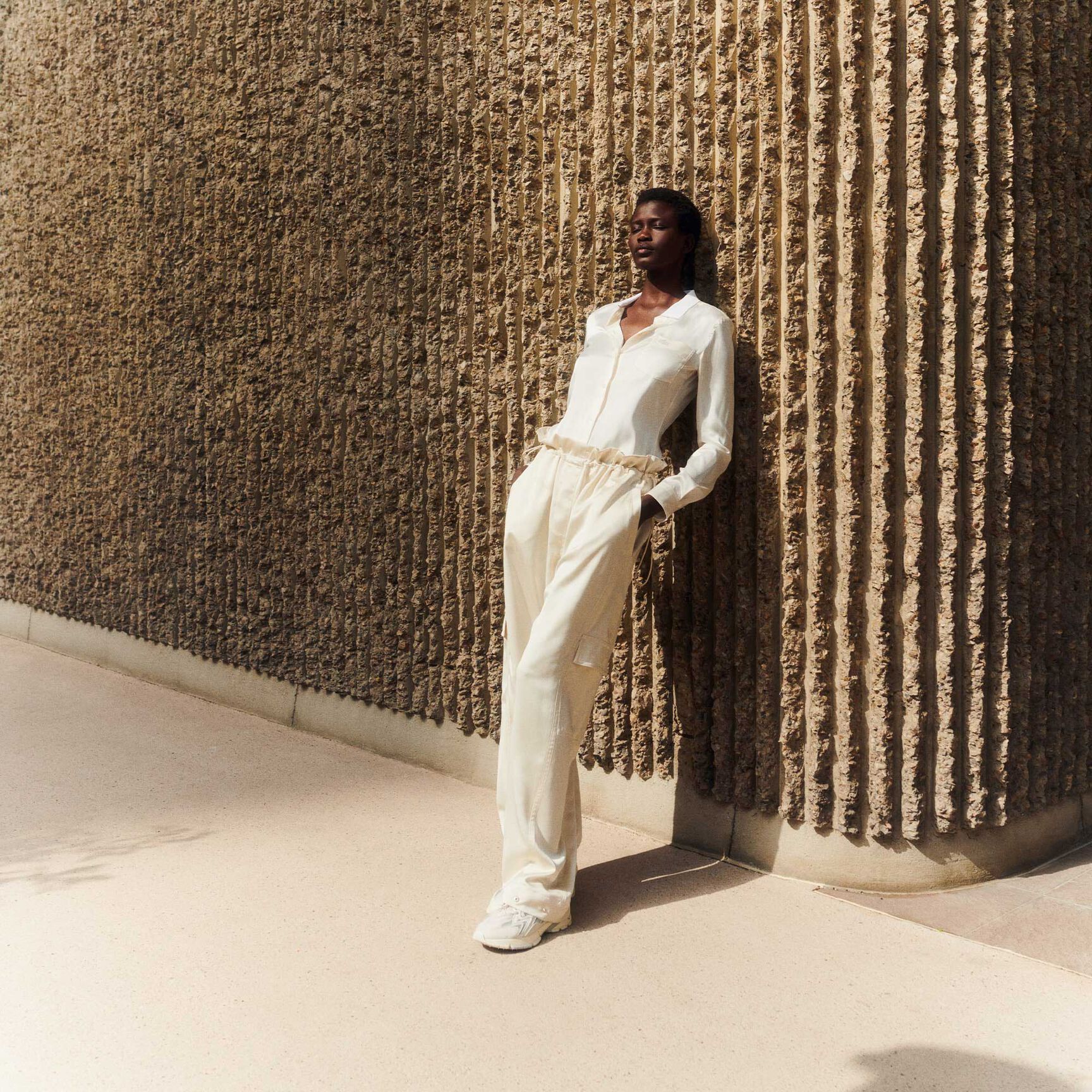 Oversized Satin Cargo Pants Oversized Satin Cargo Pants