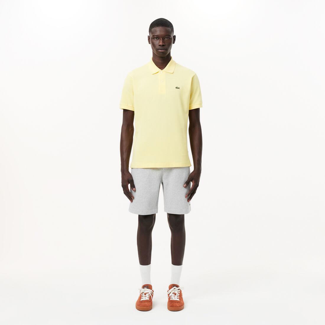 Men's Lacoste Organic Brushed Cotton Fleece Jogger Shorts