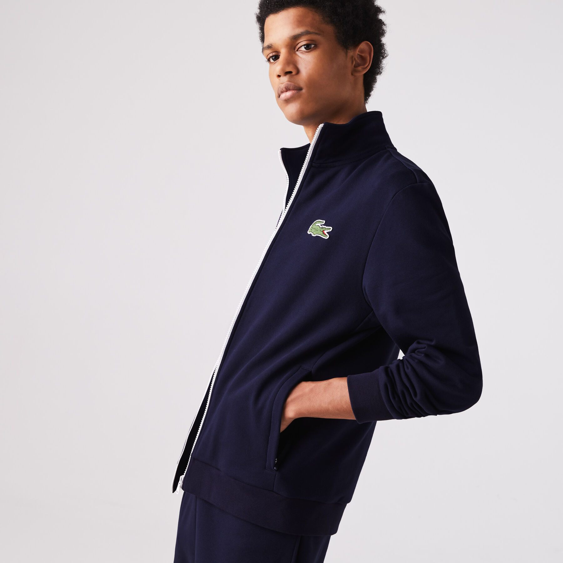 لاكوست بذلة رياضية صوف من مجموعة lacoste sport مع توقيع العلامة التجارية للرجال