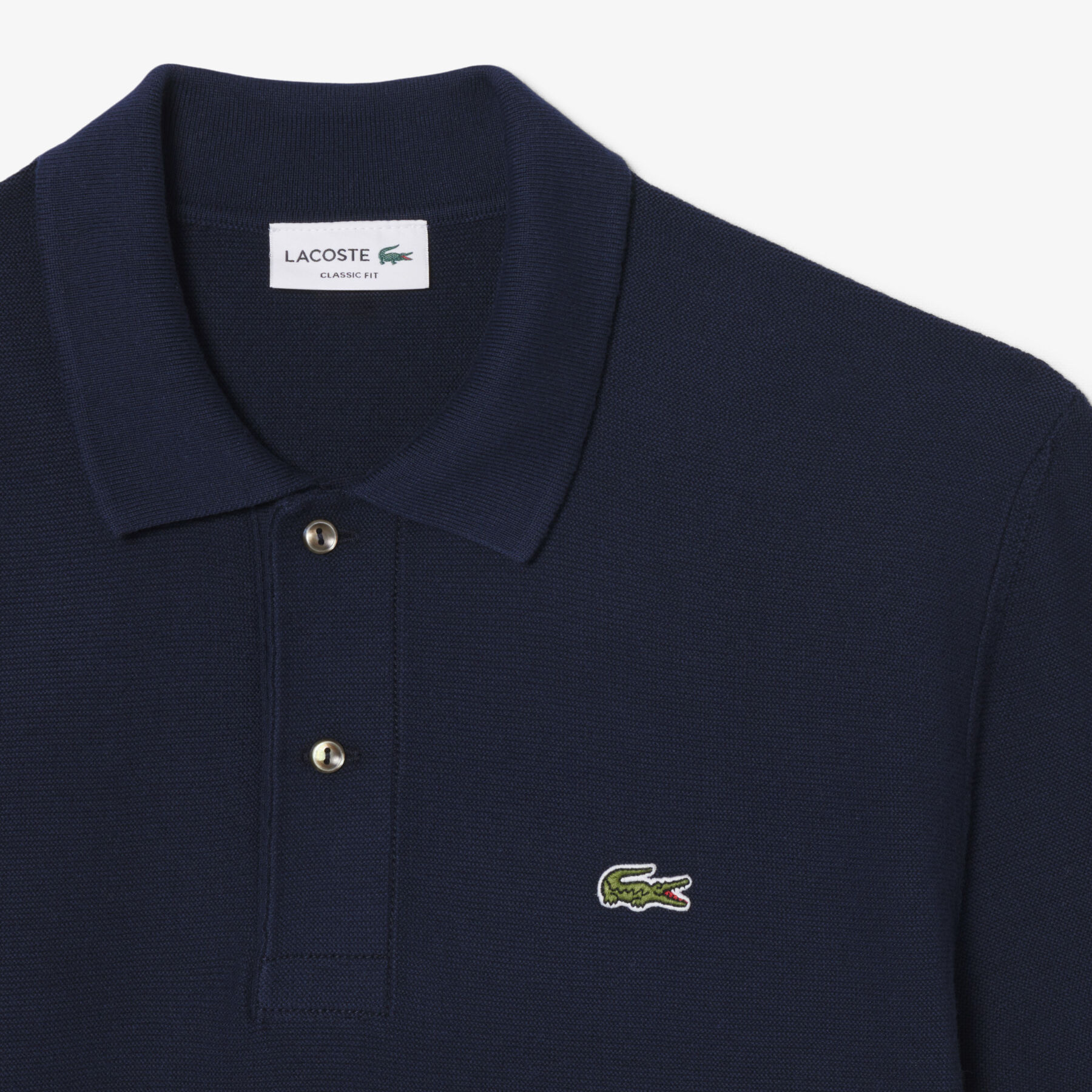 Classic Fit Knitted Polo Shirt