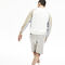 لاكوست سروال قصير برمودا من القطن المرن للرجال من مجموعة lacoste motion