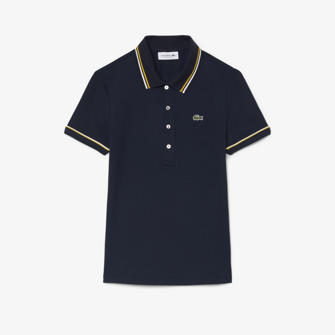 L.12.D Slim Fit Trim Detail Polo Shirt lacoste l 12 d slim fit trim detail polo shirt