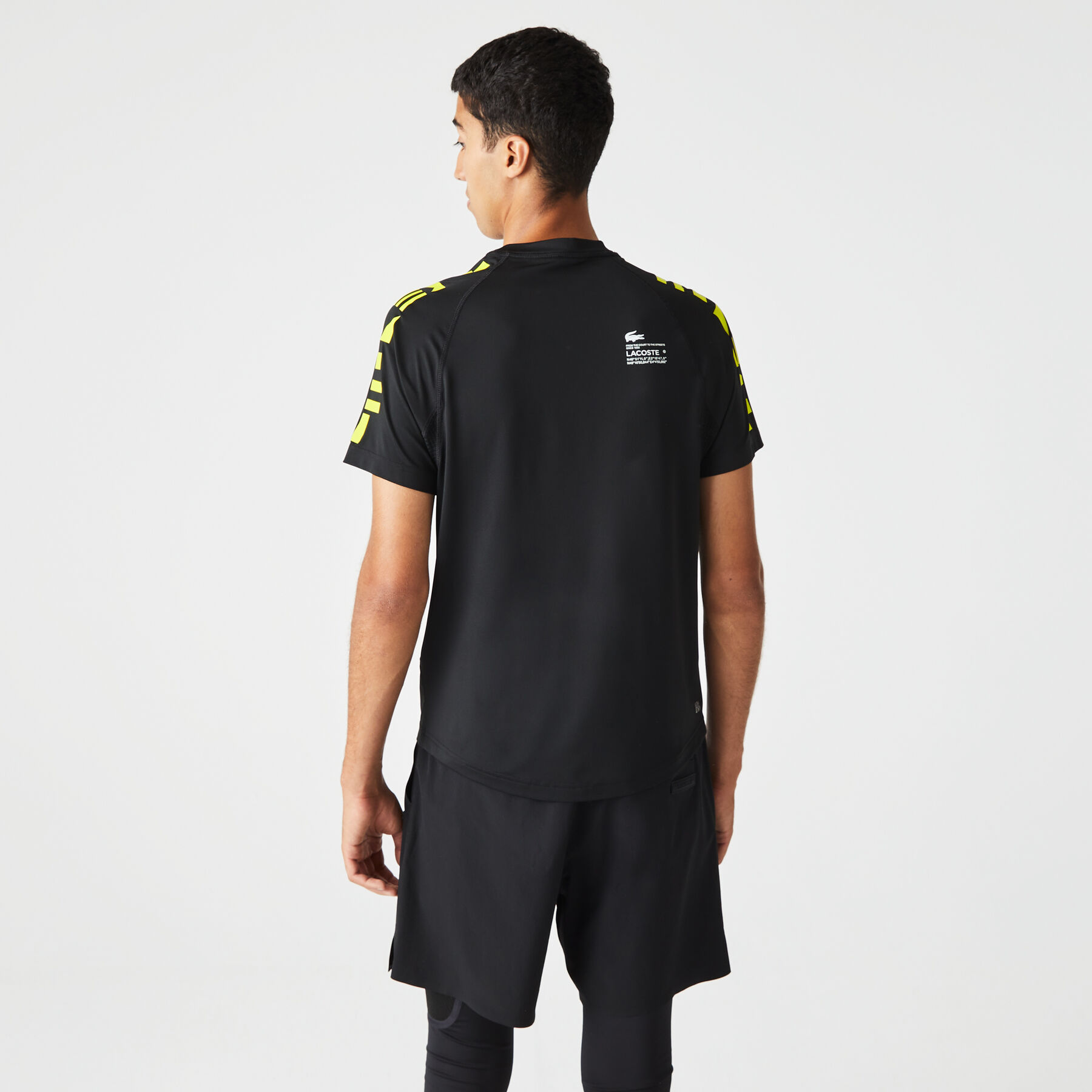 Men's Lacoste SPORT Stretch Jersey T-Shirt men s lacoste sport stretch jersey t shirt