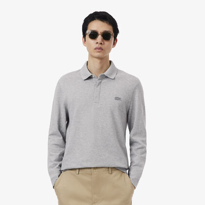 lacoste regular fit paris stretch pique polo shirt