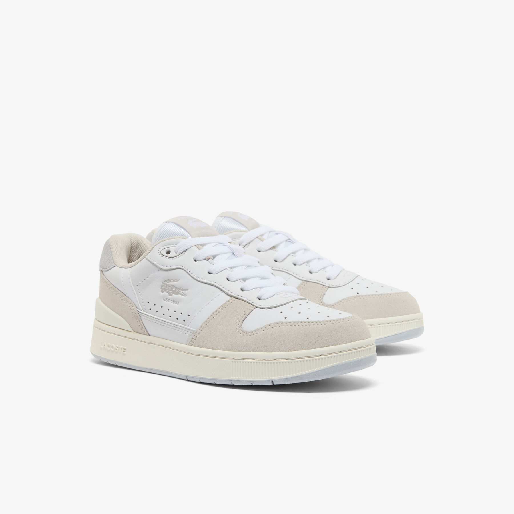 Women's T-Clip Set Leather Sneakers