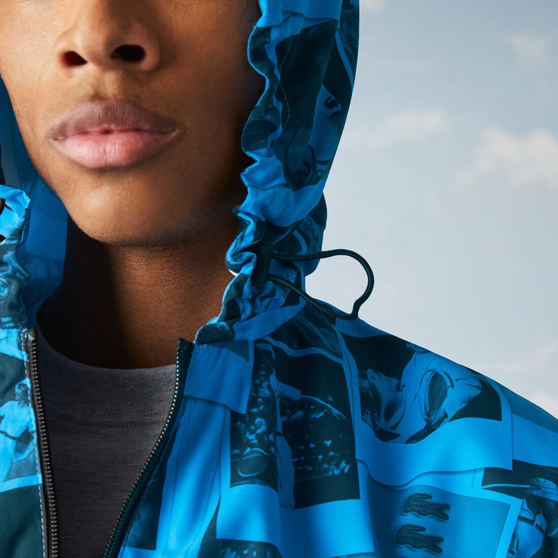 Unisex Lacoste LIVE Polaroid Collaboration Zip Jacket Unisex Lacoste LIVE Polaroid Collaboration Zip Jacket