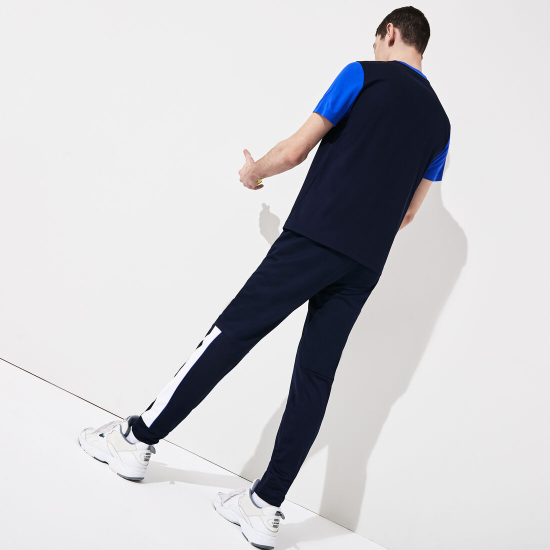 Men's Lacoste SPORT Run-Resistant Piqué Trackpants Men's Lacoste SPORT Run-Resistant Piqué Trackpants