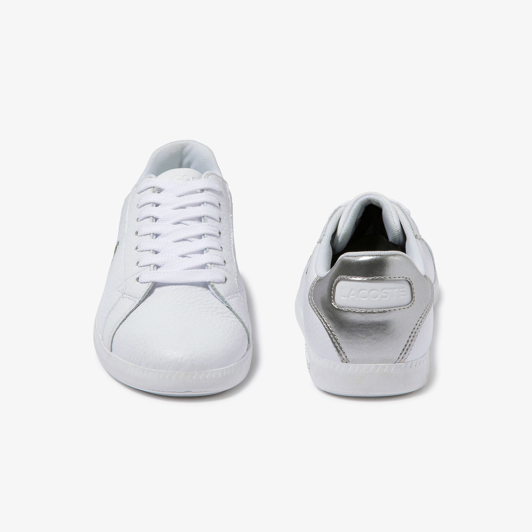 lacoste women s graduate leather trainers