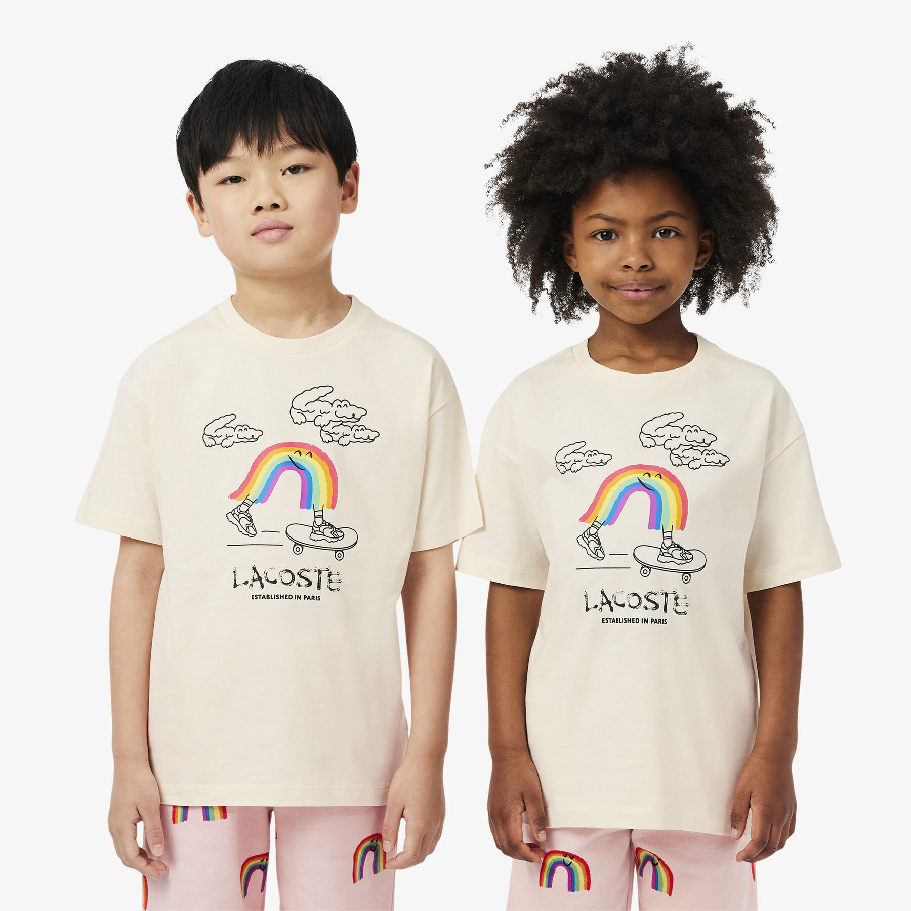 Printed Cotton T-shirt lacoste printed cotton t shirt