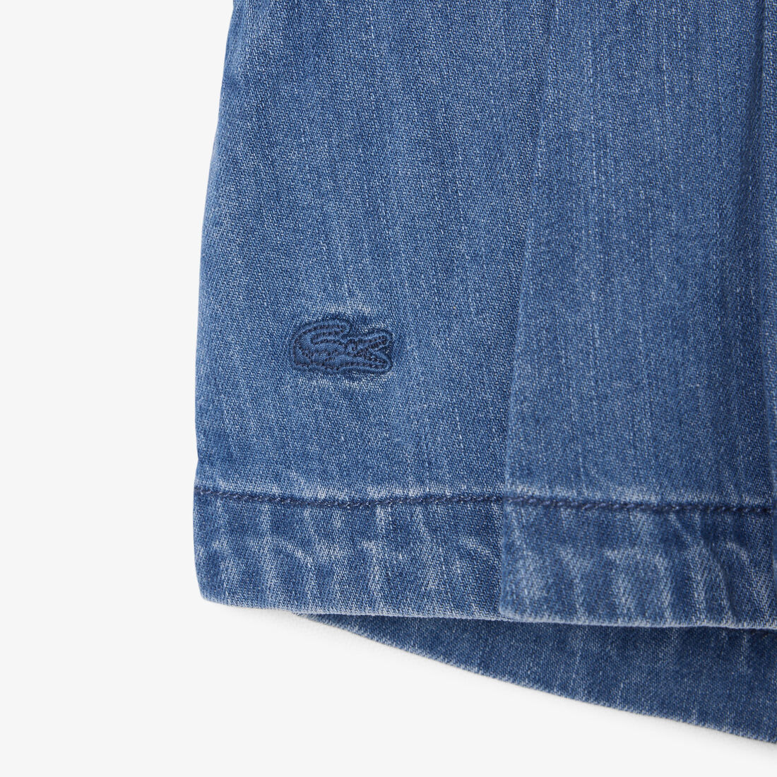 Pleated Denim Skort lacoste pleated denim skort