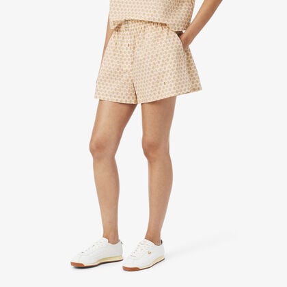 Printed Oversized Bermuda Shorts lacoste printed oversized bermuda shorts