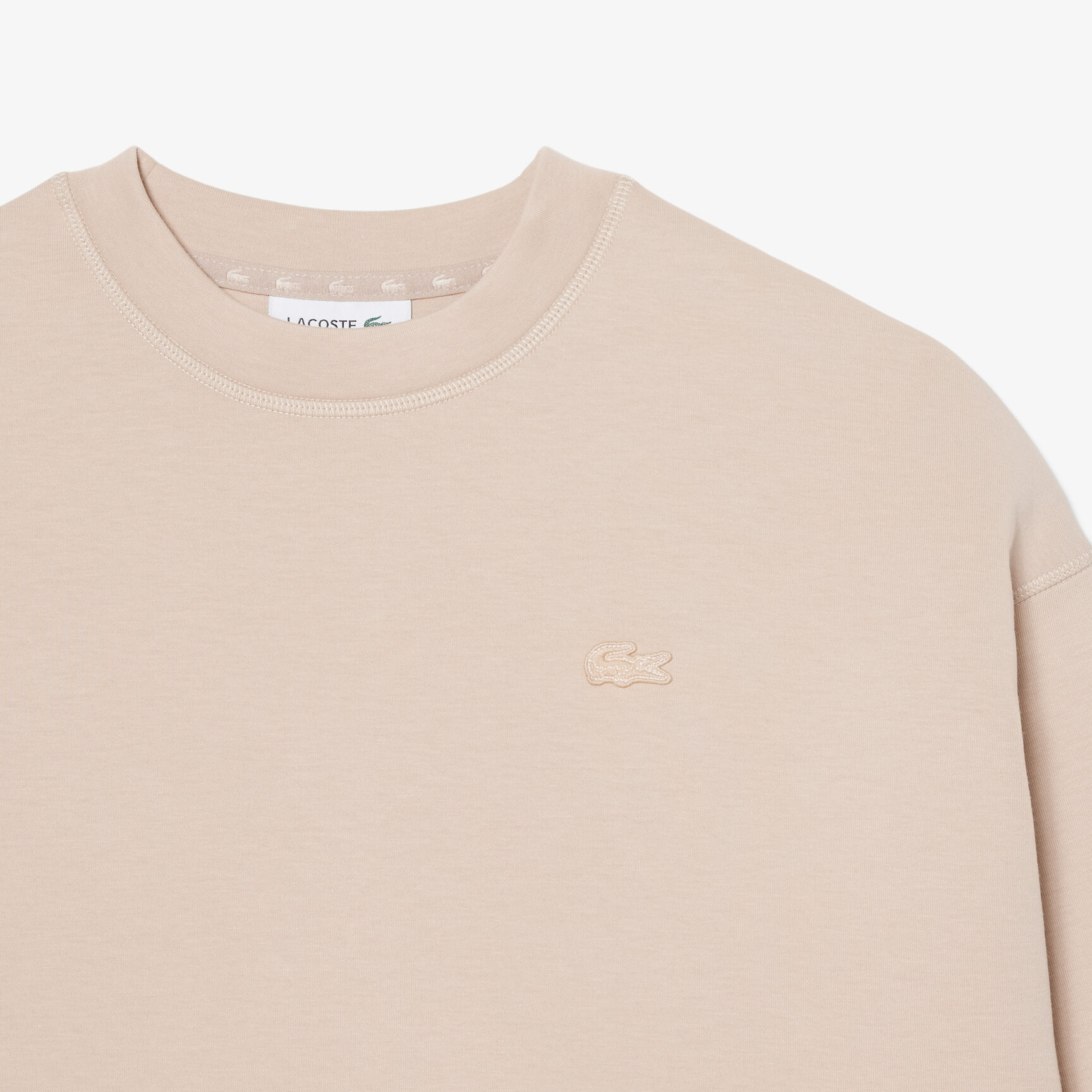 Oversized Double Face Jersey Sweatshirt