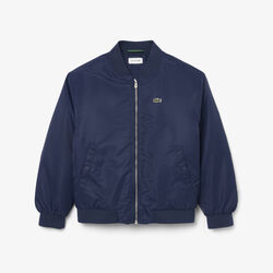 lacoste unisex nylon bomber jacket