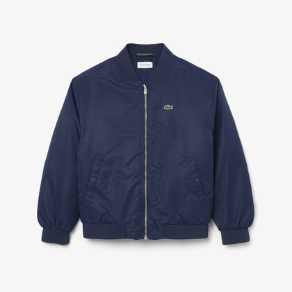 lacoste unisex nylon bomber jacket