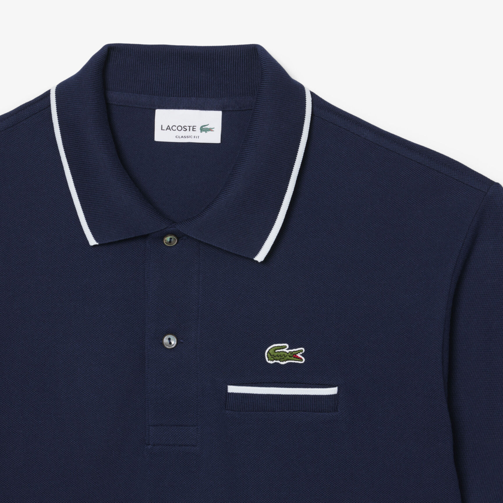 Classic Fit Pocket Accent L.12.12 Polo Shirt