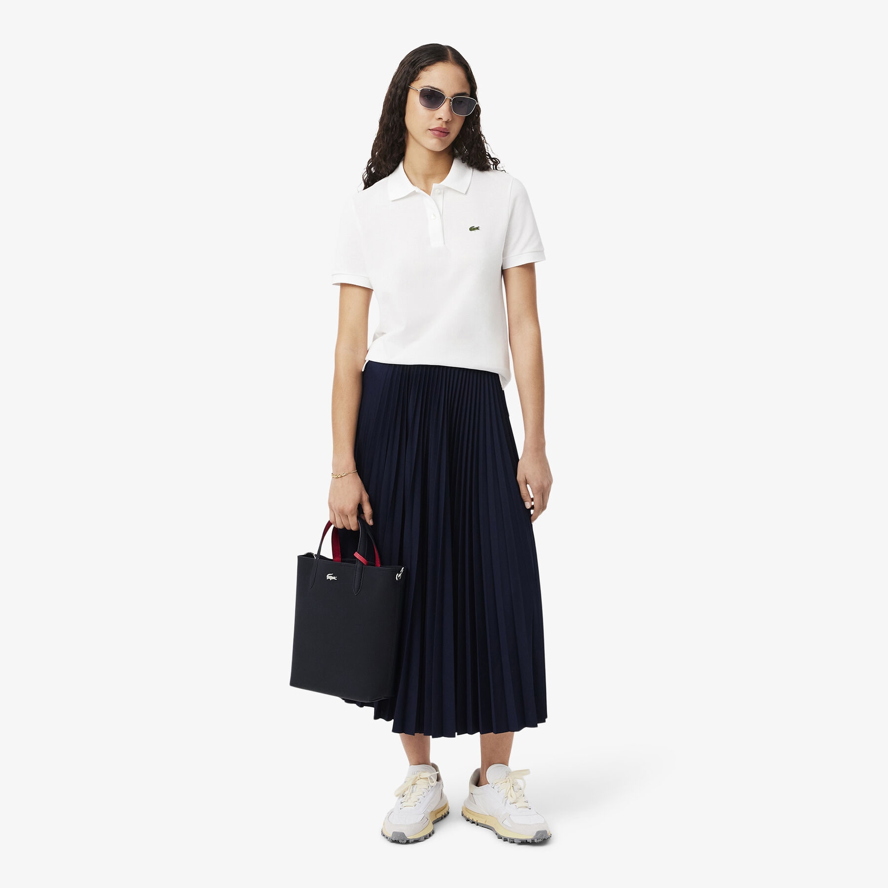 lacoste anna vertical reversible tote